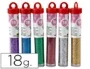 Purpurina Liderpapel Fantasia Colores Metalicos Surtidos Bote De 18 gr 24 unidades