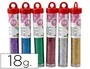 Purpurina Liderpapel Fantasia Colores Metalicos Surtidos Bote De 18 gr 24 unidades