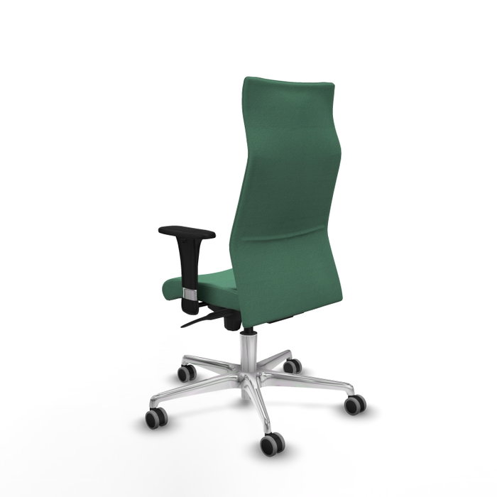 PIQUERAS Y CRESPO Sillón Albacete Verde Esmeralda con Mecanismo Sincro y Base de Aluminio PIQUERAS Y CRESPO Sillón Albacete Verde Esmeralda con Mecanismo Sincro y Base de Aluminio