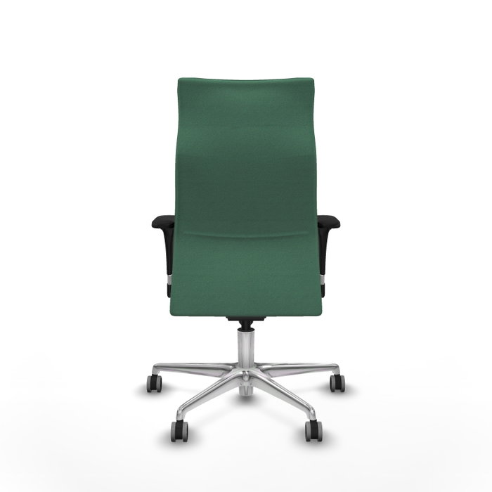 PIQUERAS Y CRESPO Sillón Albacete Verde Esmeralda con Mecanismo Sincro y Base de Aluminio PIQUERAS Y CRESPO Sillón Albacete Verde Esmeralda con Mecanismo Sincro y Base de Aluminio