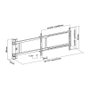 Equip Soporte de pared giratorio motorizado para TV 32-75 pulgadas 650336