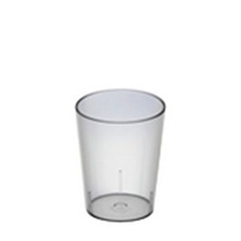 Plastics Espelt Vaso Iberia - Capacidad: 25 cl - Dimensiones: 9.2 cm de alto x 7 cm de diámetro (Set de 36)
