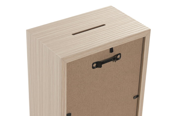 DKD Home Decor Hucha MDF Cristal 13x8x18 cm Surtido 3 Unidades