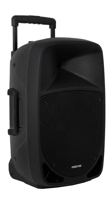 Fonestar MALIBU-312 Altavoz Portátil Bluetooth 250W, Negro, Conectividad Inalámbrica y Alámbrica, 16h Autonomía, Karaoke, USB, Auxiliar, RCA