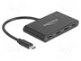DeLOCK Hub USB 3.2 Gen 2 con 4 puertos USB Type-C de 10 Gbps