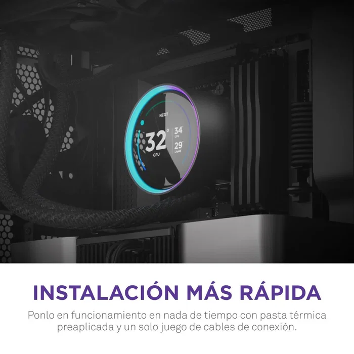 NZXT Kraken Elite 360 Sistema de refrigeración líquida todo en uno Negro NZXT Kraken Elite 360 Sistema de refrigeración líquida todo en uno Negro