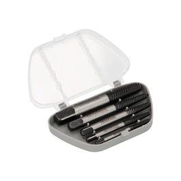 WOLFPACK LINEA PROFESIONAL Juego de 5 Extractores Cónicos para Tornillos 3-18 mm