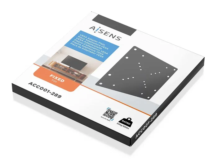 Aisens Adaptador VESA 200x200 ACC001-289 Negro Aisens Adaptador VESA 200x200 ACC001-289 Negro