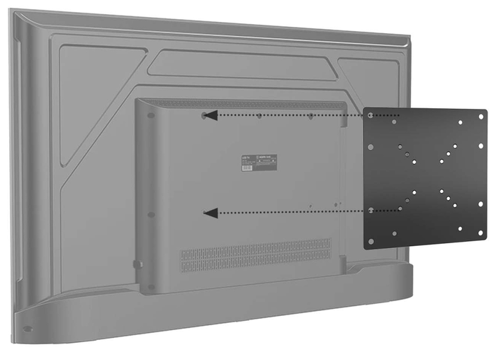 Aisens Adaptador VESA ACC001-289 para Monitor/TV, Negro