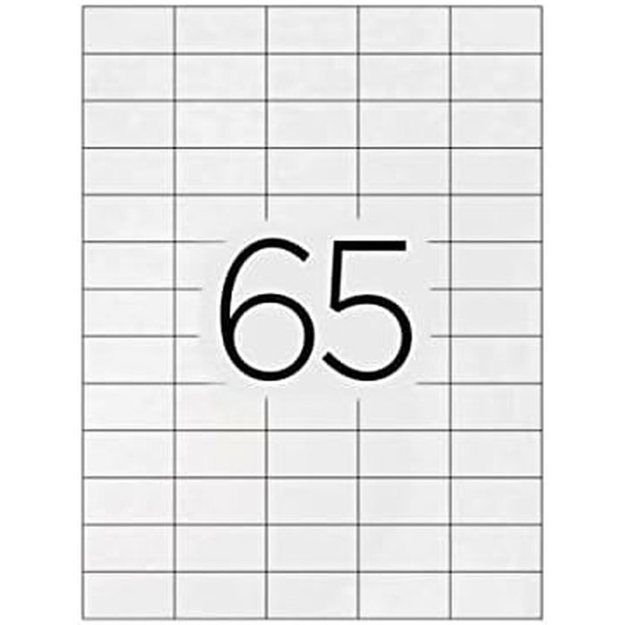 Q-connect Etiquetas adhesivas KF15386 38,1x21,2 mm DIN A4