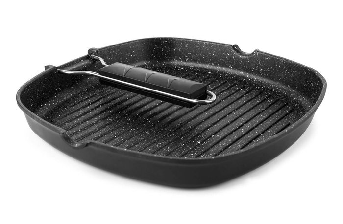 Quttin Asadora 28 x 4 cm con Mango Plegable de Bakelita (6 Unidades)