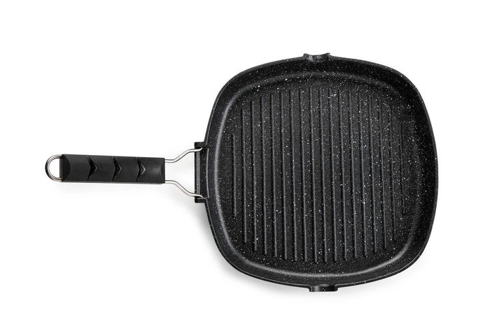 Quttin Asadora 28 x 4 cm con Mango Plegable de Bakelita (6 Unidades)