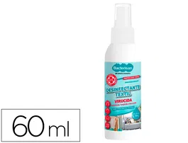 Germosan BP7 Desinfectante Textil Virucida Bactericida Fungicida Levuricida, Expositor 24 Botes Pulverizador 60 ml