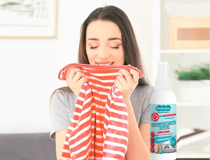 Germosan BP7 Desinfectante Textil Virucida Bactericida Fungicida Levuricida, Expositor 24 Botes Pulverizador 60 ml