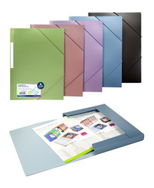Carpeta De Gomas Y Solapas Carchivo Metal Polipropileno Fº Expositor De 30