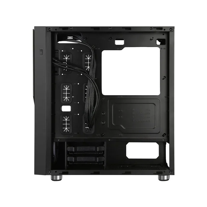 Talius Valkyria Midi Tower Negro con Iluminación RGB