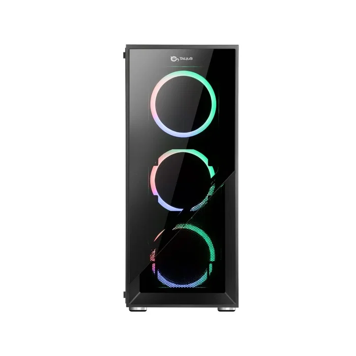 Talius Valkyria Midi Tower Negro con Iluminación RGB