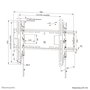 Soporte TV Neomounts WL35-750BL16 42" 86"