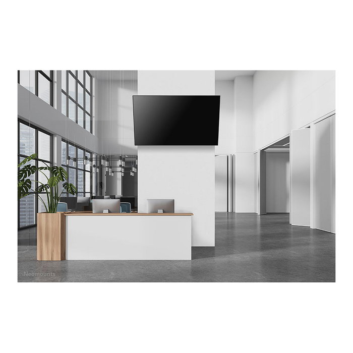 Neomounts WL35-750BL16 Soporte de pared para TV hasta 86" (218 cm), inclinable, bloqueable, carga 125 kg, VESA 100x100 a 600x400 mm, acero negro