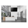 Neomounts WL35-750BL16 Soporte de pared para TV hasta 86" (218 cm), inclinable, bloqueable, carga 125 kg, VESA 100x100 a 600x400 mm, acero negro