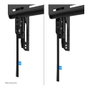 Neomounts WL35-750BL16 Soporte de pared para TV hasta 86" (218 cm), inclinable, bloqueable, carga 125 kg, VESA 100x100 a 600x400 mm, acero negro