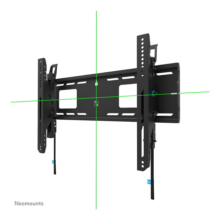 Neomounts WL35-750BL16 Soporte de pared para TV hasta 86" (218 cm), inclinable, bloqueable, carga 125 kg, VESA 100x100 a 600x400 mm, acero negro