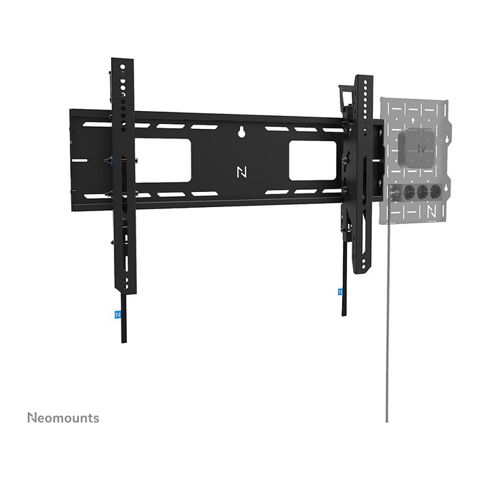Neomounts WL35-750BL16 Soporte de pared para TV hasta 86" (218 cm), inclinable, bloqueable, carga 125 kg, VESA 100x100 a 600x400 mm, acero negro