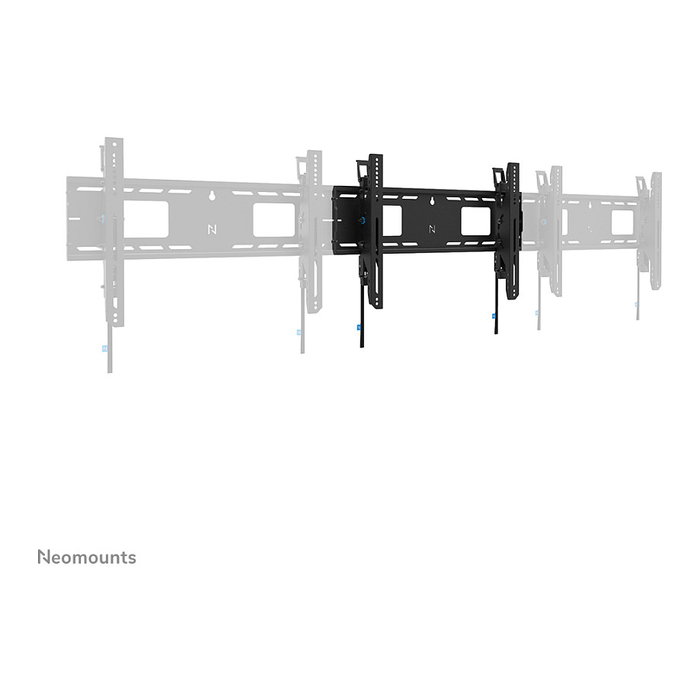 Neomounts WL35-750BL16 Soporte de pared para TV hasta 86" (218 cm), inclinable, bloqueable, carga 125 kg, VESA 100x100 a 600x400 mm, acero negro