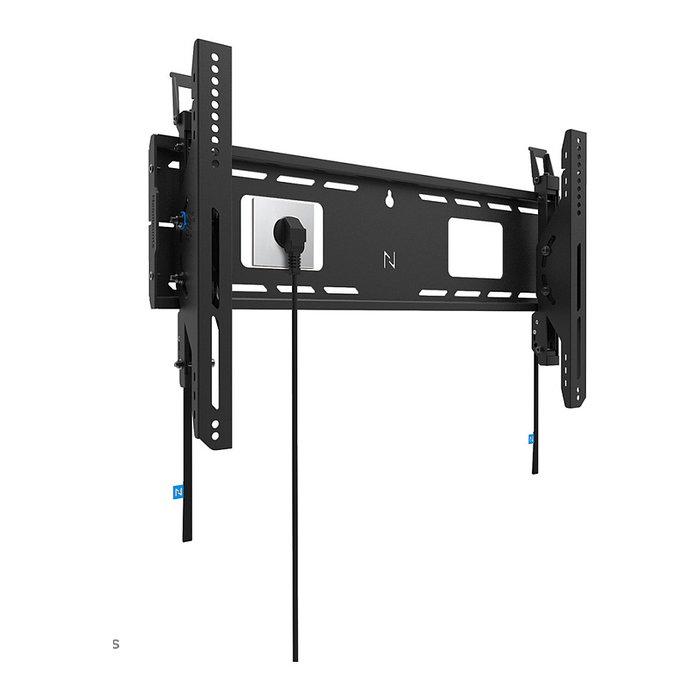 Neomounts WL35-750BL16 Soporte de pared para TV hasta 86" (218 cm), inclinable, bloqueable, carga 125 kg, VESA 100x100 a 600x400 mm, acero negro