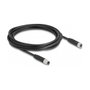 DeLOCK Cable de sensor/actuador M8 de 3 pines, codificación A, macho a hembra, 3 m