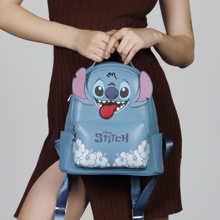 Karactermania Mochila Heady Lilo y Stitch Tongue Azul