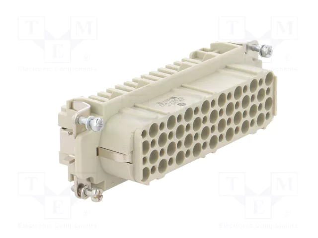 HARTING Han® D Plantilla de contacto hembra 64 polos