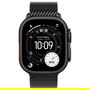 Apple Watch Ultra 3 Titanium Cellular 49mm Reloj Inteligente Negro con Correa Milanesa