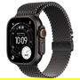 Apple Watch Ultra 3 Titanium Cellular 49mm Reloj Inteligente Negro con Correa Milanesa