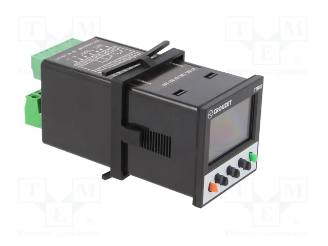 CROUZET CTR48 Contador Electrónico LCD Impulsos/Velocidad CROUZET CTR48 Contador Electrónico LCD Impulsos/Velocidad