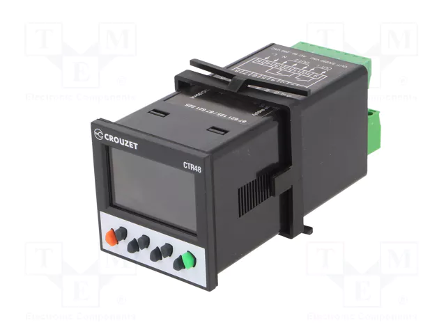 CROUZET CTR48 Contador Electrónico LCD Impulsos/Velocidad CROUZET CTR48 Contador Electrónico LCD Impulsos/Velocidad