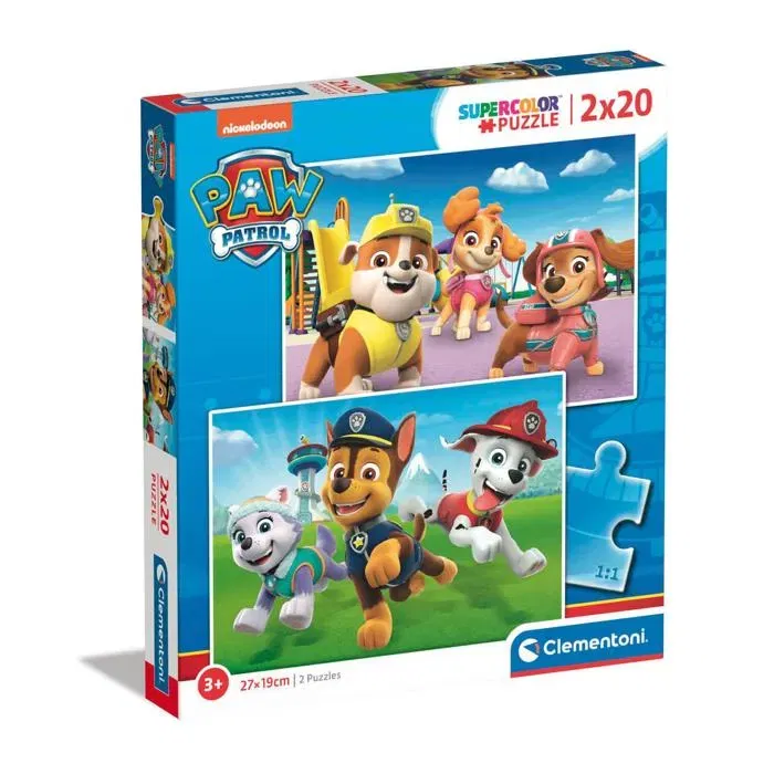 Clementoni Puzzle 2x20 Piezas Patrulla Canina CLE1685227706728