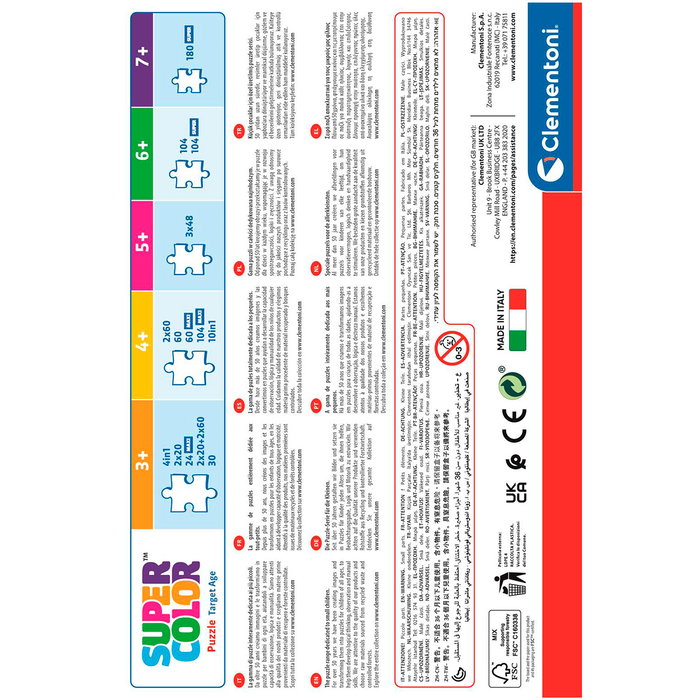 Clementoni Puzzle 2X20 Patrulla Canina 24800 - 2 Puzzles de 20 Piezas Cada Uno, Licencia Paw Patrol, +3 Años