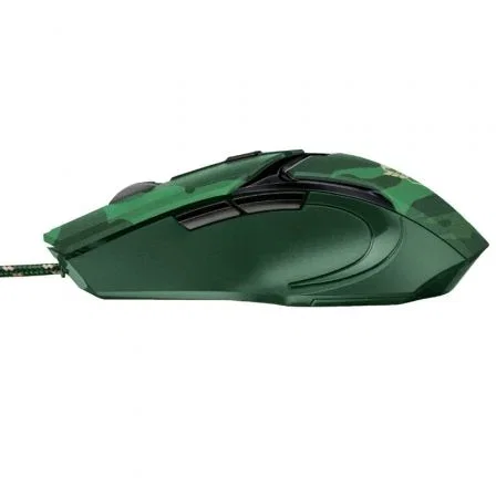 Ratón Gaming Trust Gaming GXT 101D/ Hasta 4800 DPI/ Camuflaje Jungla