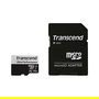 Transcend microSDXC USD340S 128GB Clase 10 UHS-I Adaptador Negro Gris 160MB/s 125MB/s