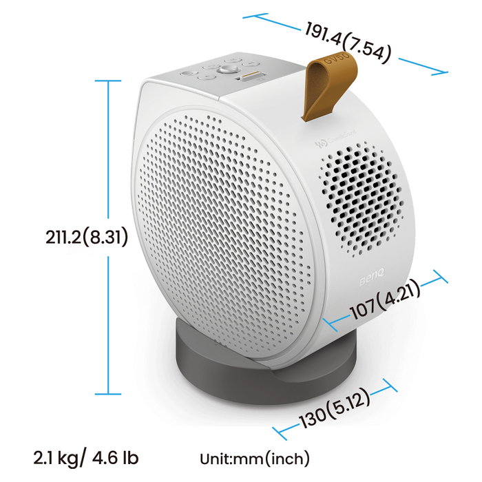 BenQ GV50 Proyector Portátil Láser Full HD 1080p Blanco BenQ GV50 Proyector Portátil Láser Full HD 1080p Blanco
