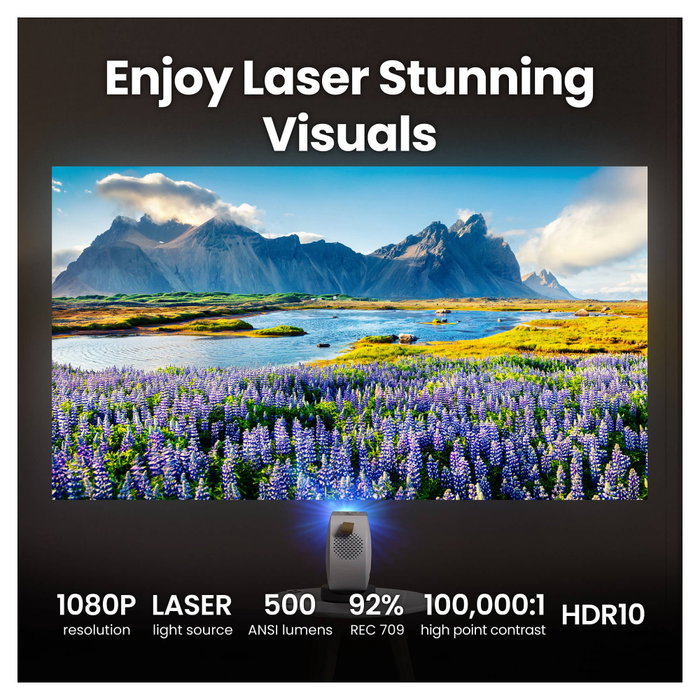 BenQ GV50 Proyector Portátil Láser Full HD 1080p Blanco BenQ GV50 Proyector Portátil Láser Full HD 1080p Blanco