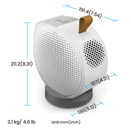 BenQ Proyector GV50 / 9H.JSR77.59E Blanco