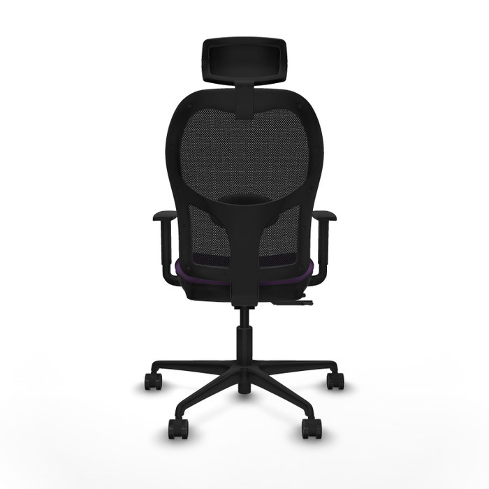 PIQUERAS Y CRESPO Silla de oficina Jorquera con mecanismo Sincro/Traslack, Morado y Negro PIQUERAS Y CRESPO Silla de oficina Jorquera con mecanismo Sincro/Traslack, Morado y Negro