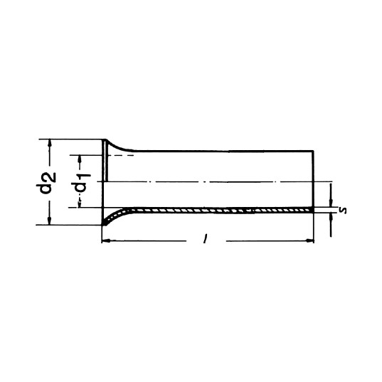 Klauke 7412V Terminal de cobre y acero inoxidable 4 mm²