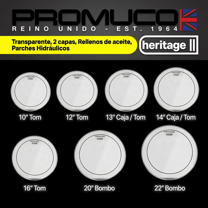 Promuco Parche HERITAGE 13 de dos capas con aceite