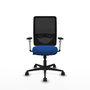 PIQUERAS Y CRESPO Silla de oficina Zulema con mecanismo Sincro, Azul y Negro