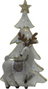 DKD Home Decor Figura de Reno Blanco y Dorado en Resina
