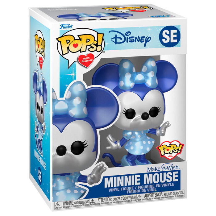 FUNKO Figura POP Disney Make a Wish Minnie Mouse Metallic Vinilo 9cm