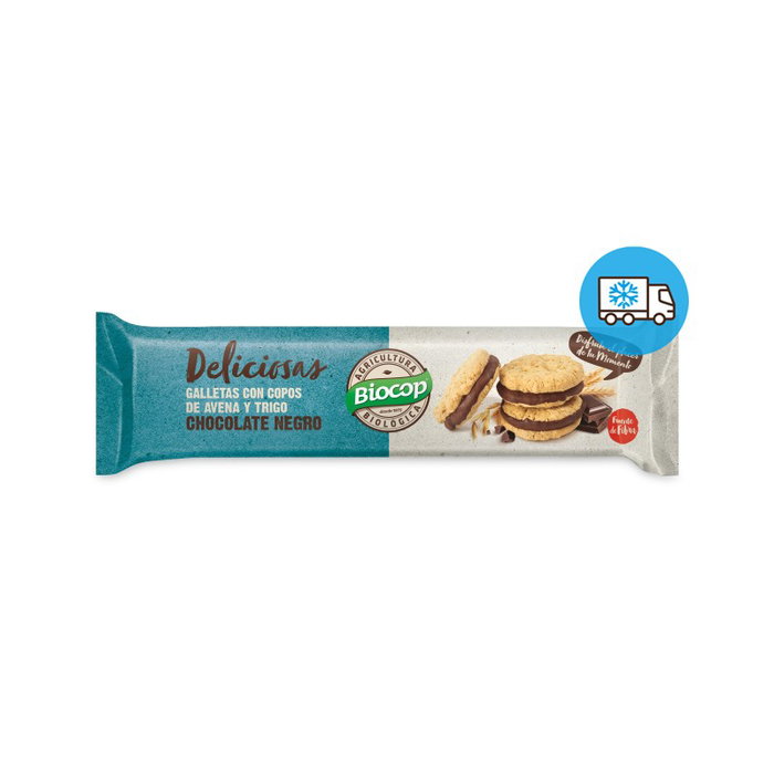 BIOCOP Galleta Deliciosas rellena chocolate negro